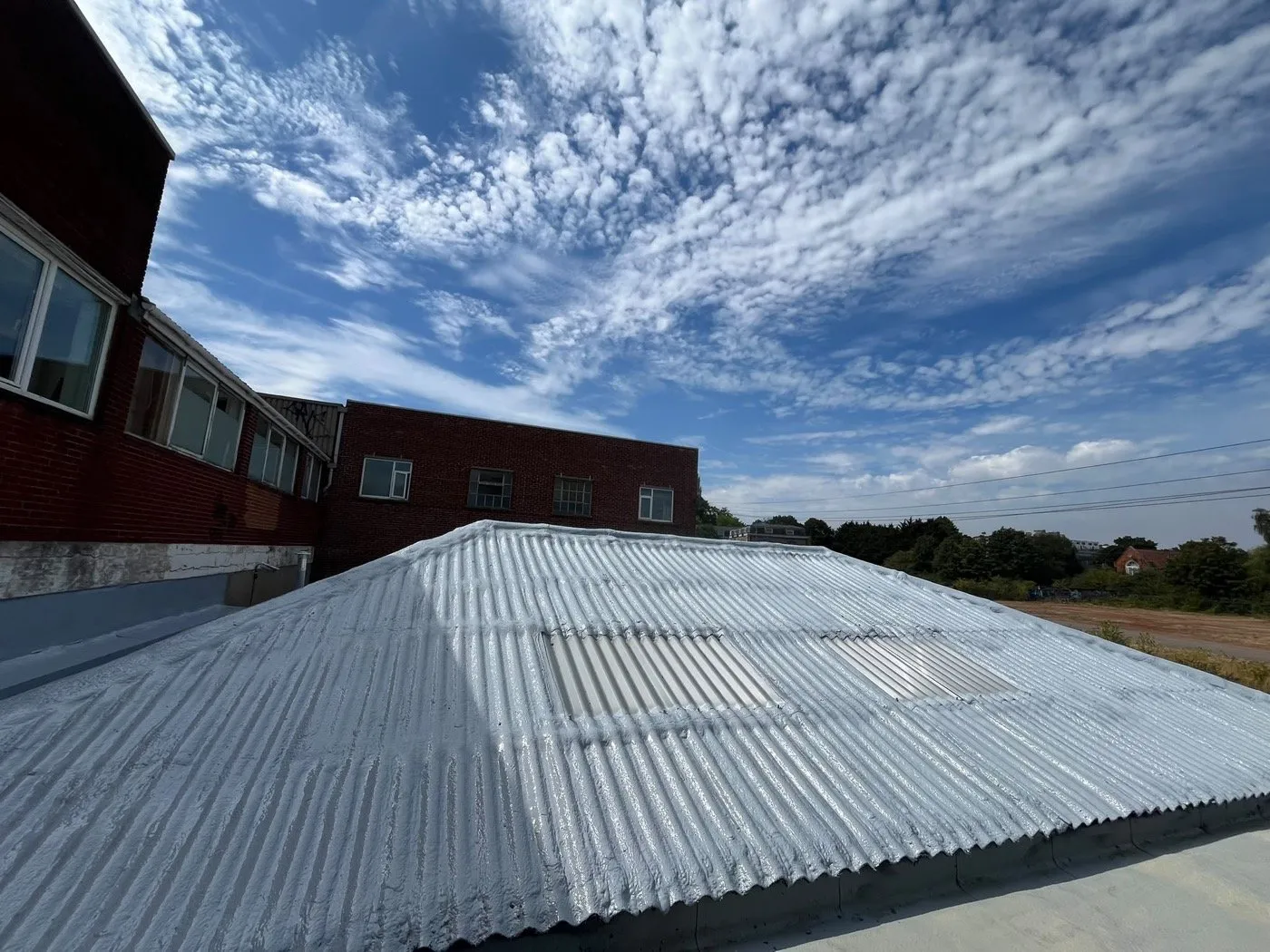 Completed external roof system at Dove Lane, Bristol