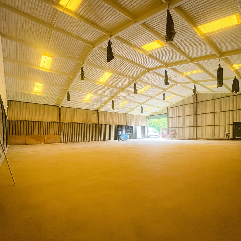 Application: Nexseal LE sprayed to the roof underside.